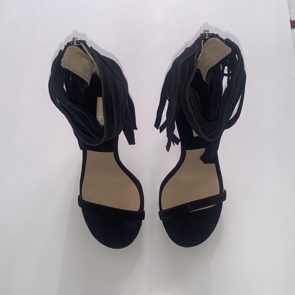 Michael Kors | Daphne Fringe Suede Heels - Picture 10 of 15